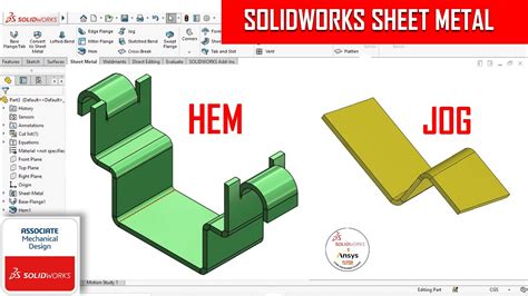 sheet metal jog|jog in solidworks sheet metal.